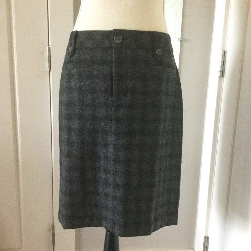 Eddie bauer Plaid Wool Skirt